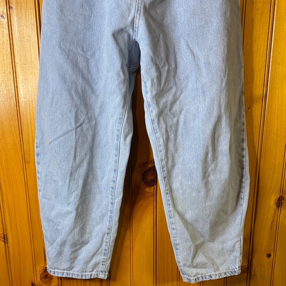 Zara Light Blue Barrel Leg Jeans - Picture 4 of 4